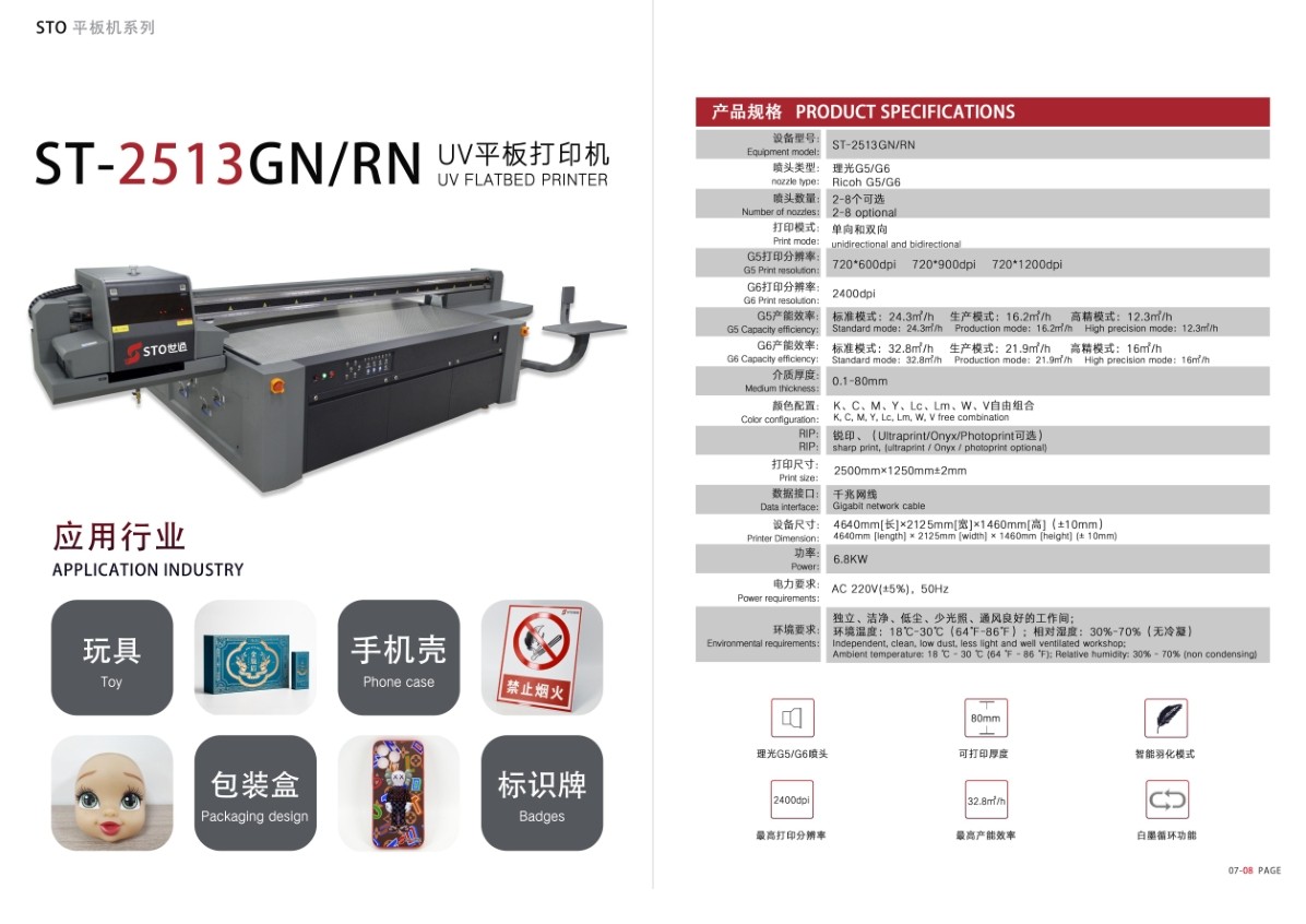 1臺UV打印機打印10種效果，UV平機打印機常見的打印效果